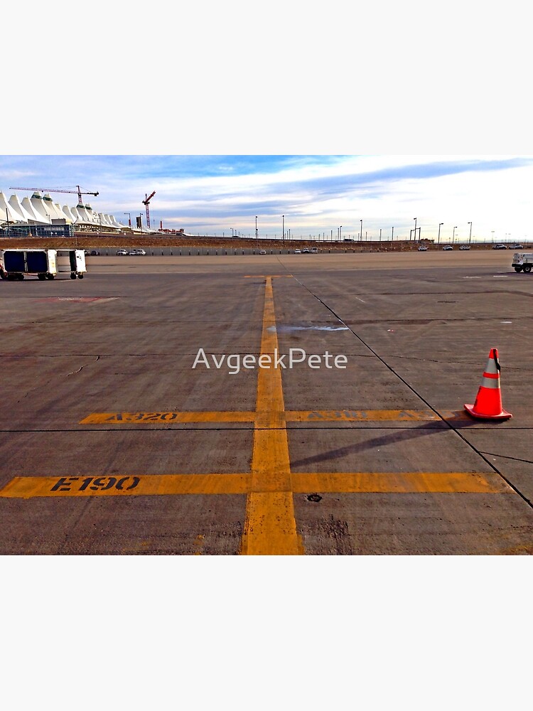 "Denver International Airport Frontier Airlines Gate" Metal Print for