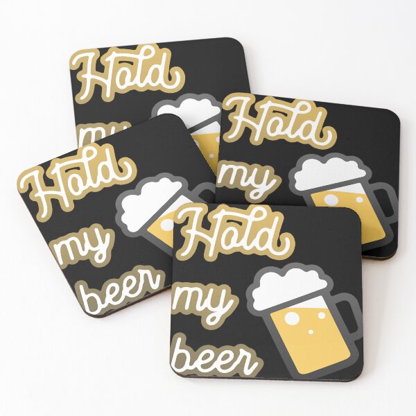 Item preview, hold my beer with mug designed and sold by BlisSublimation.