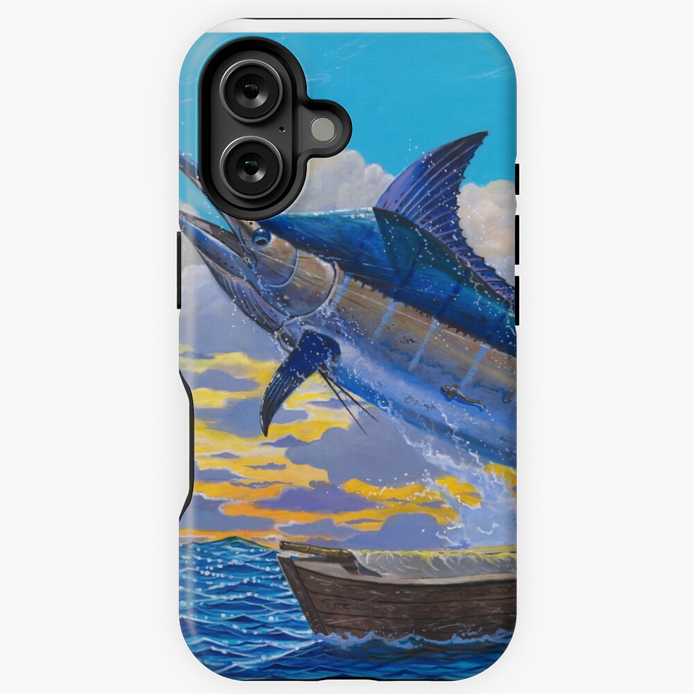 Vista previa del artículo con la obra «Funda resistente MagSafe para iPhone», diseñado y vendido por Bluemarlin.