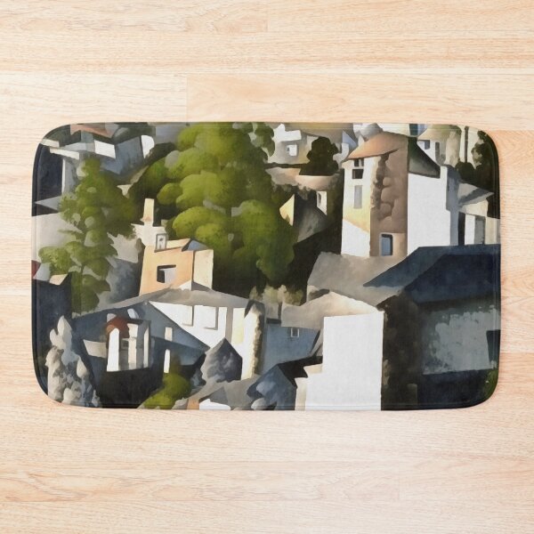 Item preview, Levissihan Kayakoy Historical Hillside Houses Art designed and sold by taiche.
