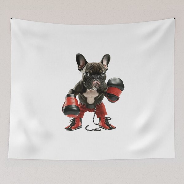 Item preview, French Bulldog wearing Boxing Gloves 2023 designed and sold by T3goods.