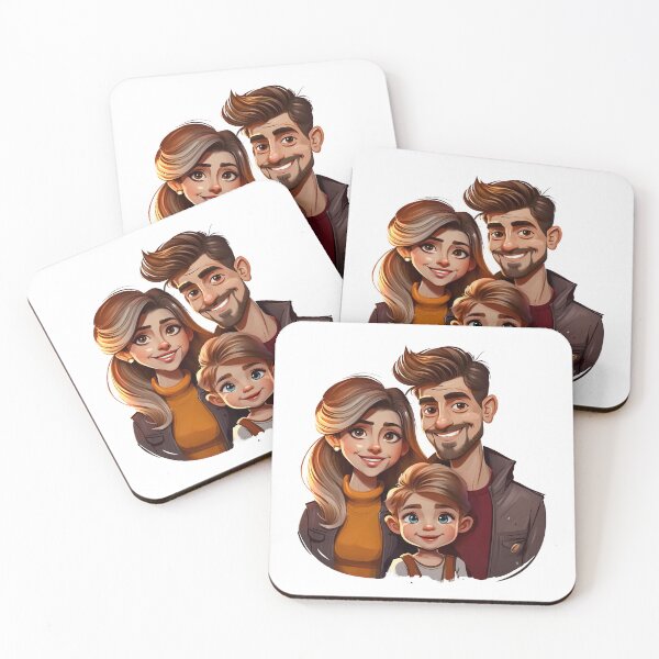 Item preview, Happy Cute Family  Chibi designed and sold by addthana.