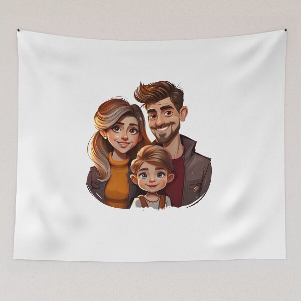Item preview, Happy Cute Family  Chibi designed and sold by addthana.