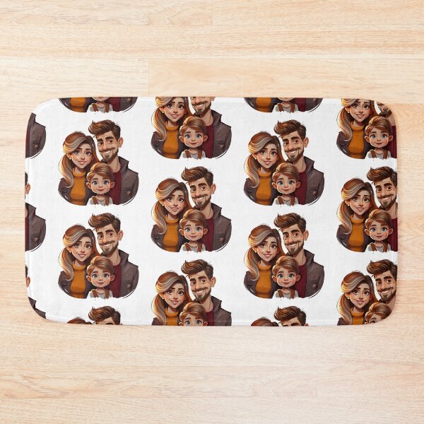 Item preview, Happy Cute Family  Chibi designed and sold by addthana.