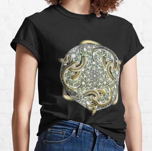 Item preview, Escher Snakes designed and sold by GladysDelaney.