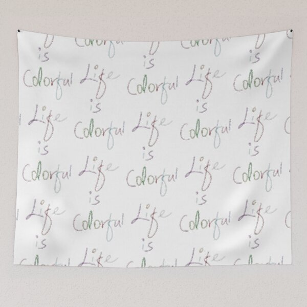 Item preview, Life is colorful motivational text design-71 PNG designed and sold by Metaversigns2-O.