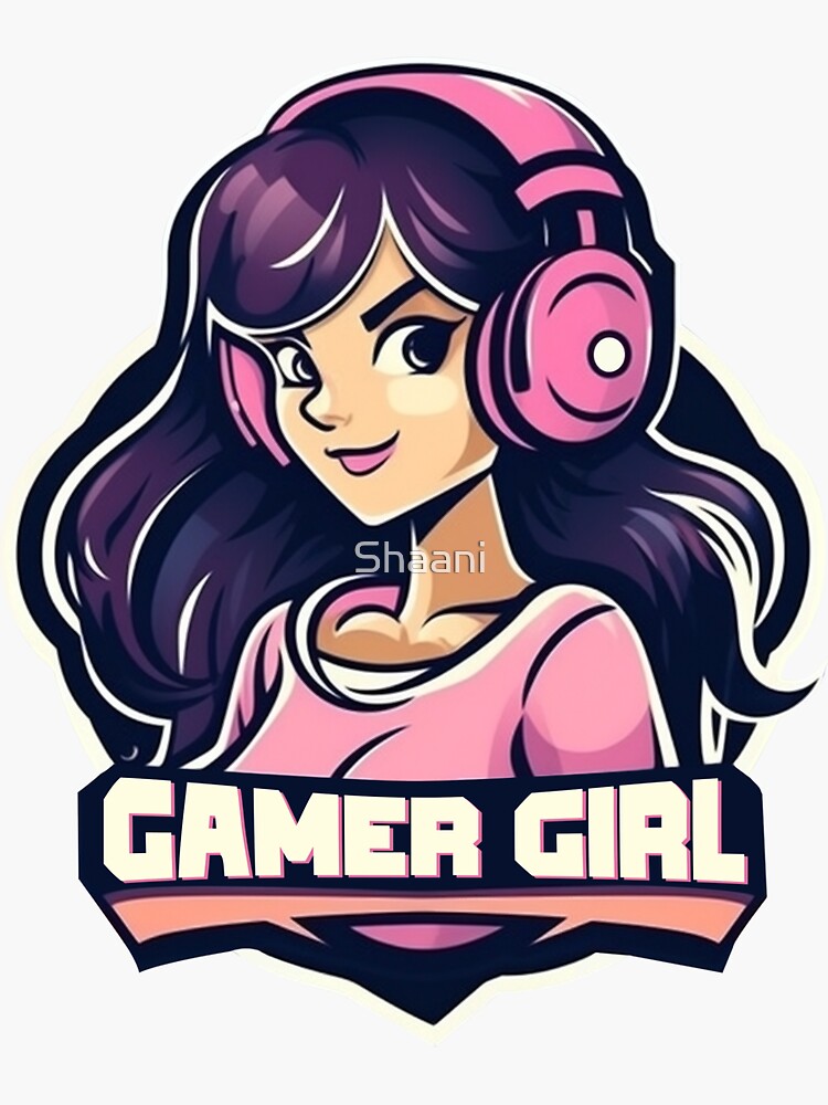 Gamer Woman Vector Hd PNG Images, Woman Gamer Logo Design Vector, Design,  Vector, Woman PNG Image For Free Download