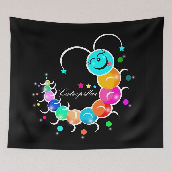 Item preview, Colorful caterpillar  designed and sold by Shirley cute art .