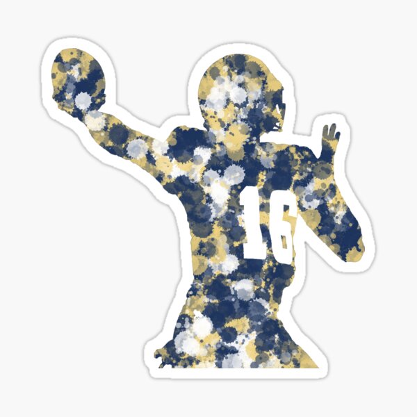 Jared Goff Football Edit Tapestries Lions - Jared Goff - Sticker