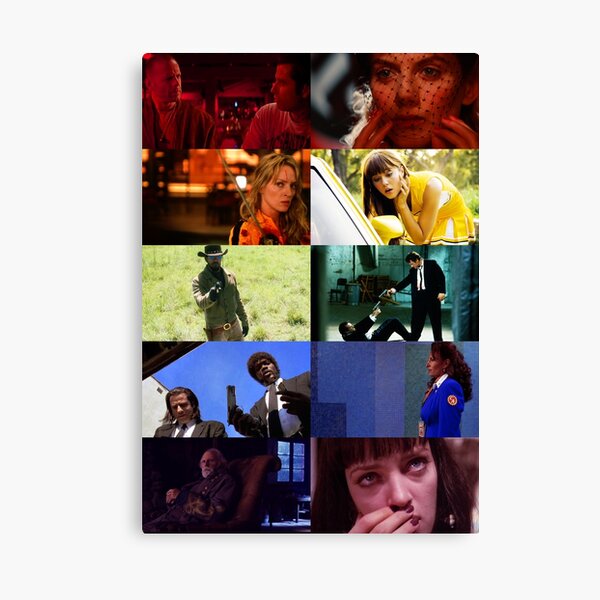 quentin tarantino colours Canvas Print