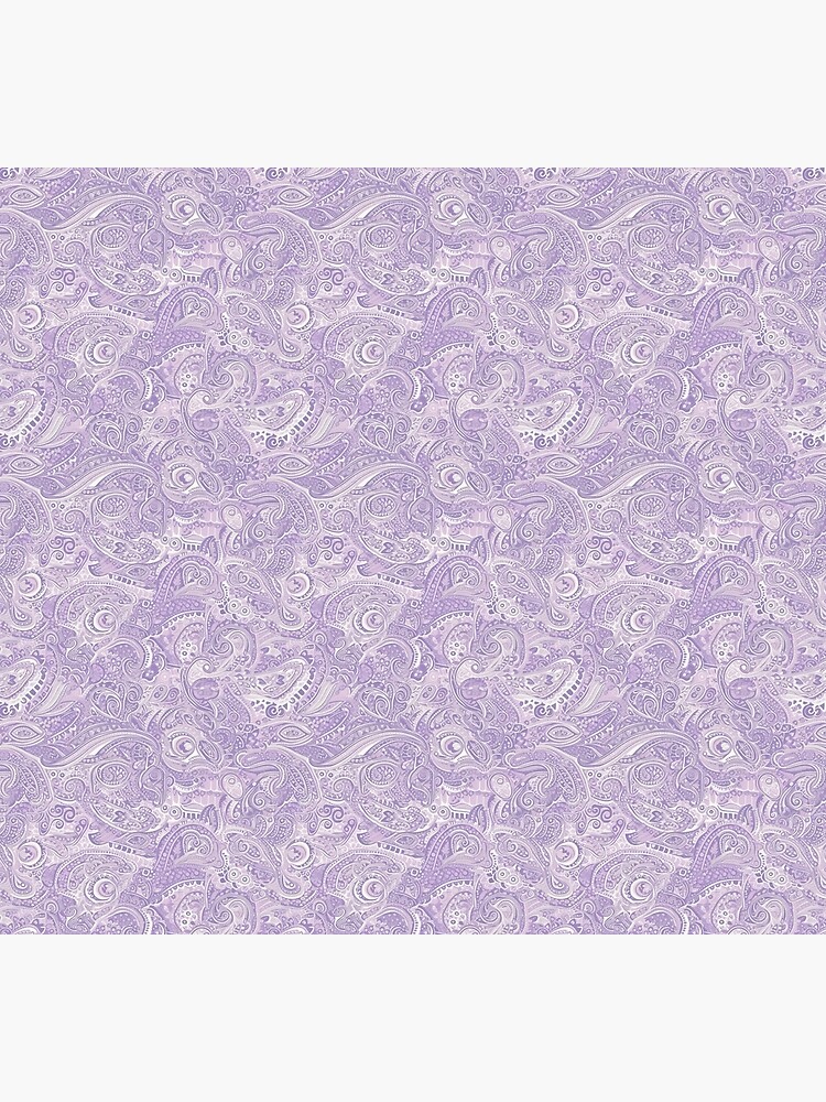 Disover Lavender Paisley Pattern Socks