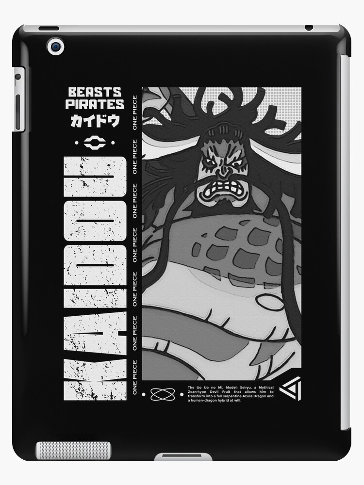 Dracule Mihawk - One Piece v.3 color version iPad Case & Skin for