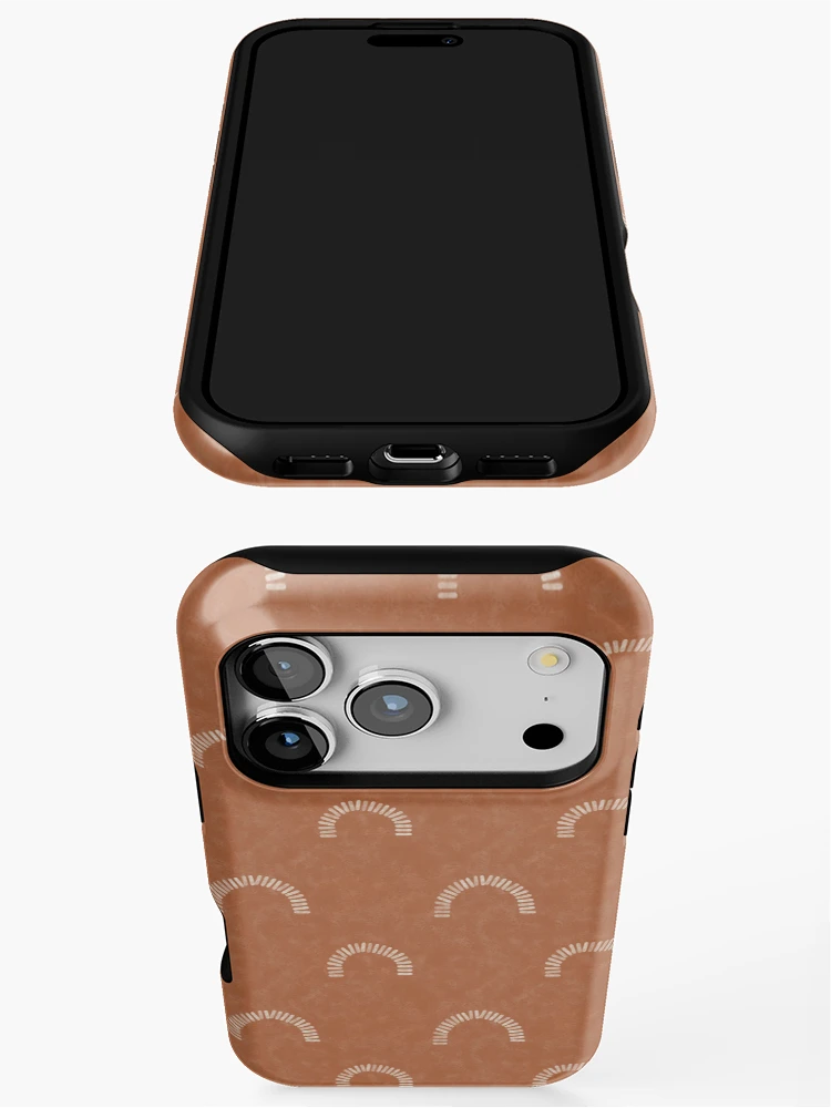 Thumbnail 3 of 4, iPhone Case, Rust Rainbows designed and sold by hellcom.