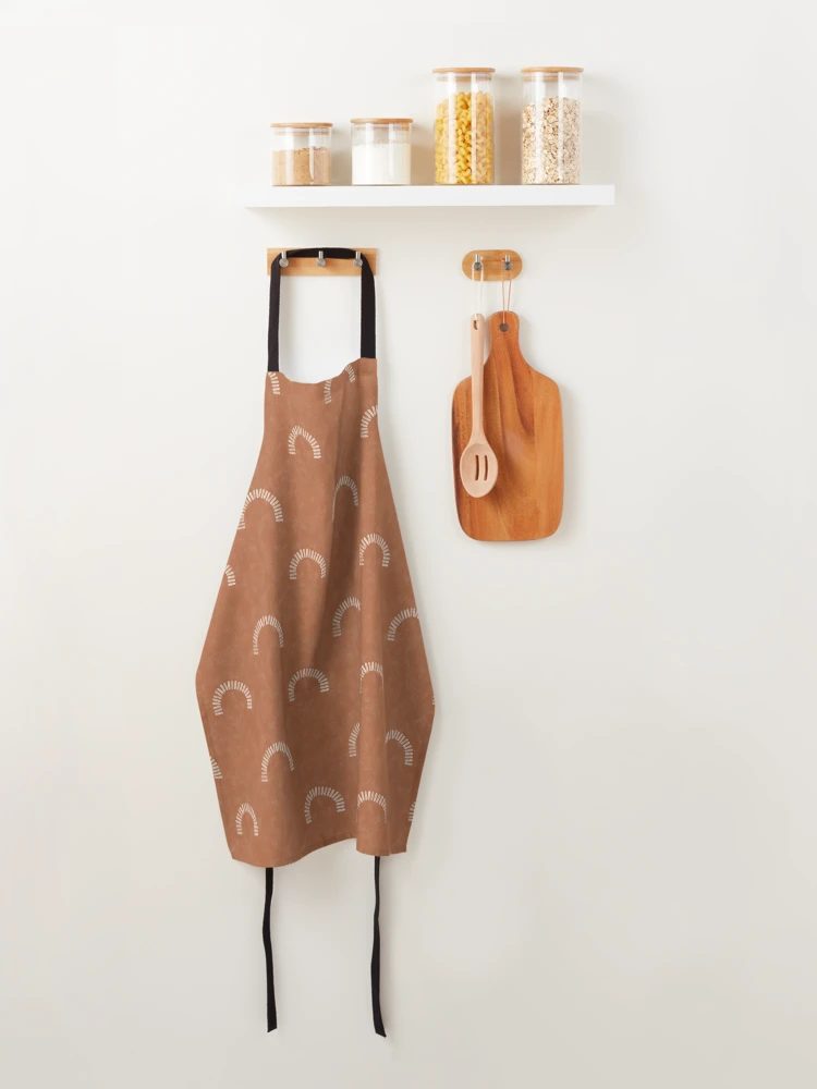 Thumbnail 4 of 6, Apron, Rust Rainbows designed and sold by hellcom.