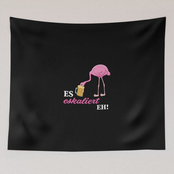 Item preview, Es Eskaliert Eh Flamingo Bier Disko Festival designed and sold by GladysDelaney.