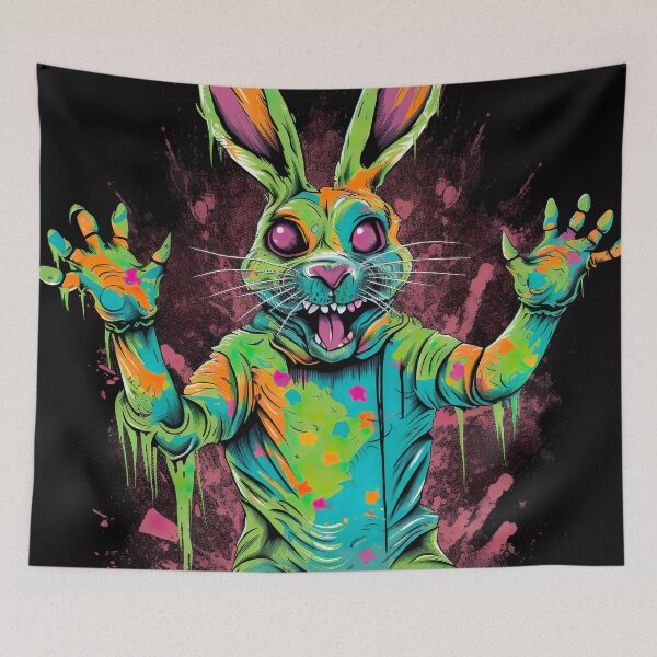 Item preview, Undead Bunny designed and sold by tos42.