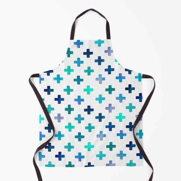 Item preview, Blue Swiss Cross Pattern - Blues and White Crosses designed and sold by inspirationzgal.