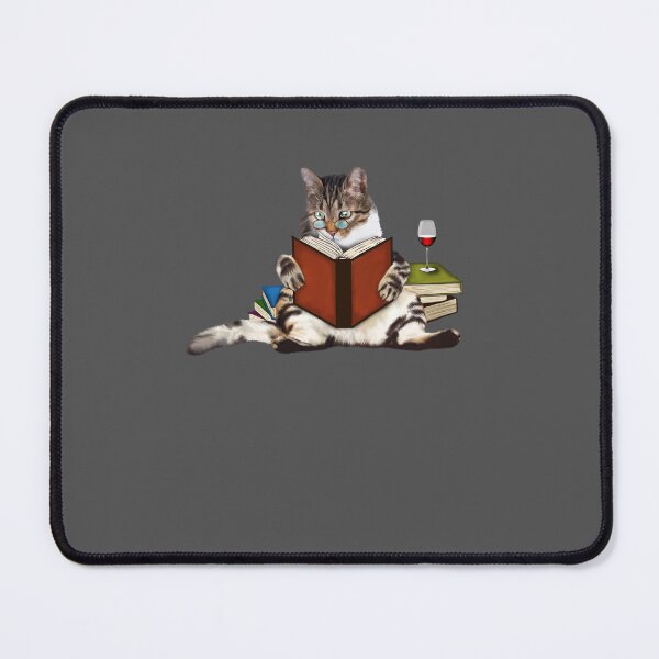 Item preview, Cat Reading Book, Love Cats, Cat lover designed and sold by Logiamerch.