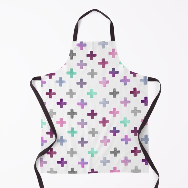 Item preview, Purple Pink Swiss Cross Pattern - Girly Crosses on White designed and sold by inspirationzgal.
