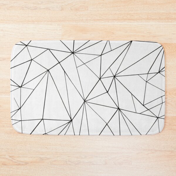Item preview, Geometric Black & White Line Pattern designed and sold by donlmartino.