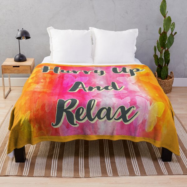 Item preview, Hurry Up and Relax designed and sold by ArtistaCats.