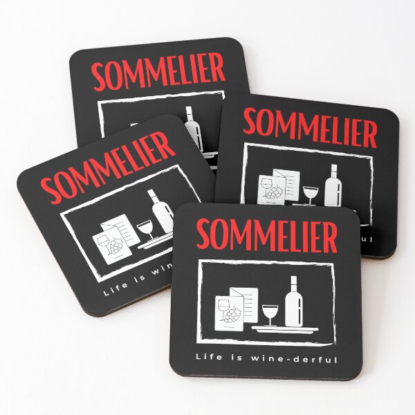 Item preview, Sommelier Life is wine-derful funny motivational design designed and sold by DigitalMagShop.