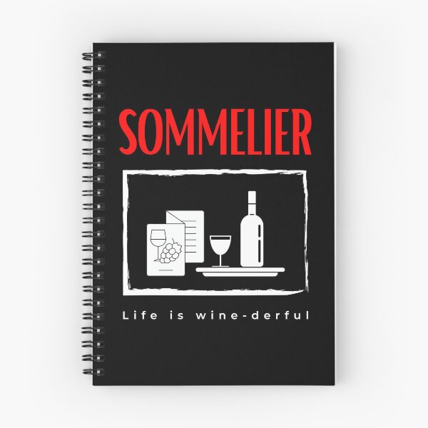 Item preview, Sommelier Life is wine-derful funny motivational design designed and sold by DigitalMagShop.