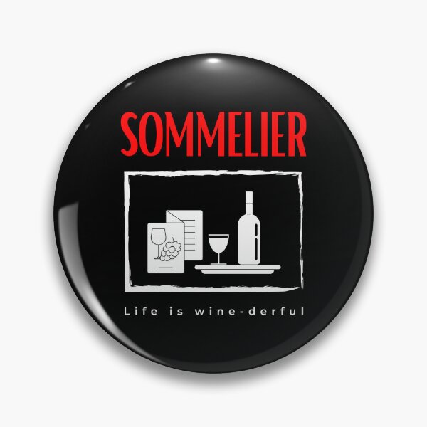 Item preview, Sommelier Life is wine-derful funny motivational design designed and sold by DigitalMagShop.