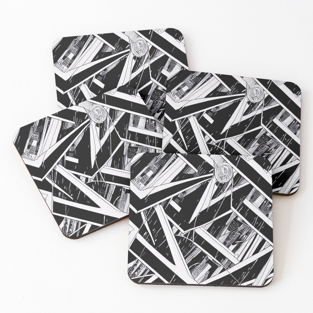 Item preview, Coasters (Set of 4) designed and sold by Psy-Dye-AI.