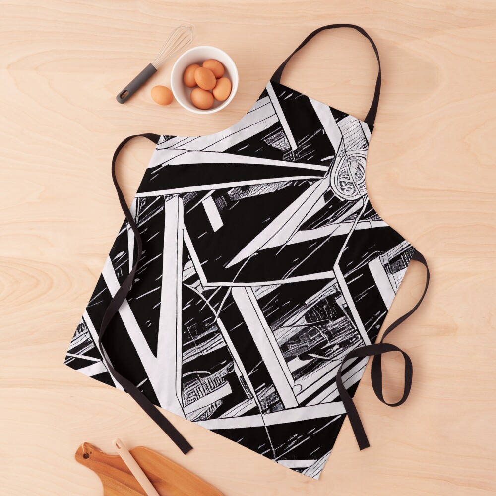 Item preview, Apron designed and sold by Psy-Dye-AI.