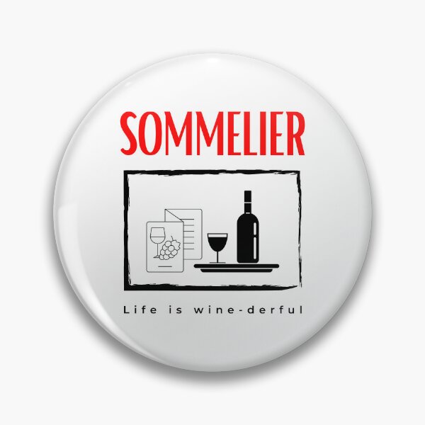 Item preview, Sommelier Life is wine-derful funny motivational design designed and sold by DigitalMagShop.