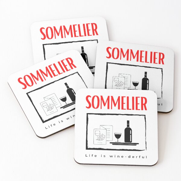 Item preview, Sommelier Life is wine-derful funny motivational design designed and sold by DigitalMagShop.