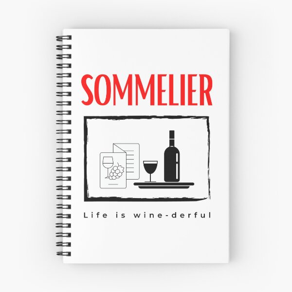 Item preview, Sommelier Life is wine-derful funny motivational design designed and sold by DigitalMagShop.