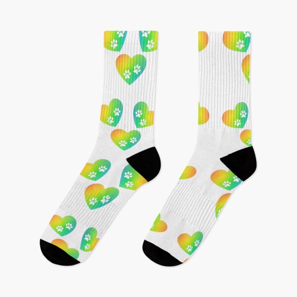 Item preview, Rainbow Paw Cat Pattern designed and sold by Shafiya_prints.