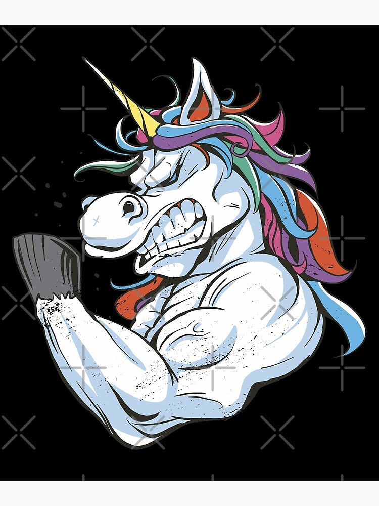 Canotta Divertente Unicorno Bodybuilding - Idea Regalo Per Palestra, Uomo, Donna E Bambini, Design Umoristico - Foto 2