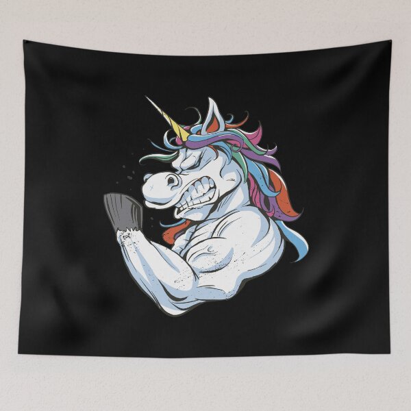 Item preview, Muscular unicorn designed and sold by DerSenat.