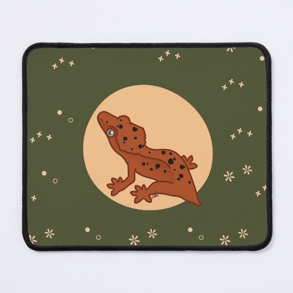 Item preview, Red Dalmatian Crested Gecko - Cute Crestie Original Illustration designed and sold by anacecilia.