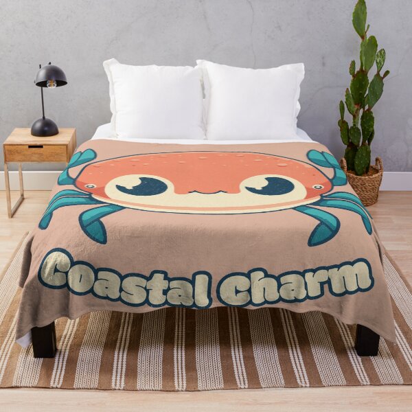 Item preview, Coastal Charm - Adorable Crab designed and sold by RoboRaphael.