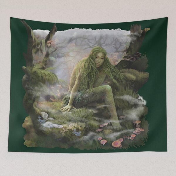 Item preview, Forest Spirit / Fae (tee-shirt design by Lavinia Knight) designed and sold by Lavinia Knight.