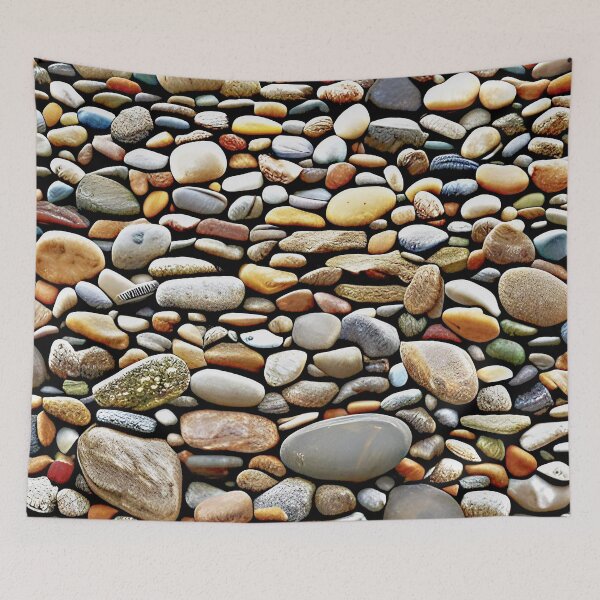 Item preview, A pattern of many colored round stones designed and sold by Rostislav Bouda.