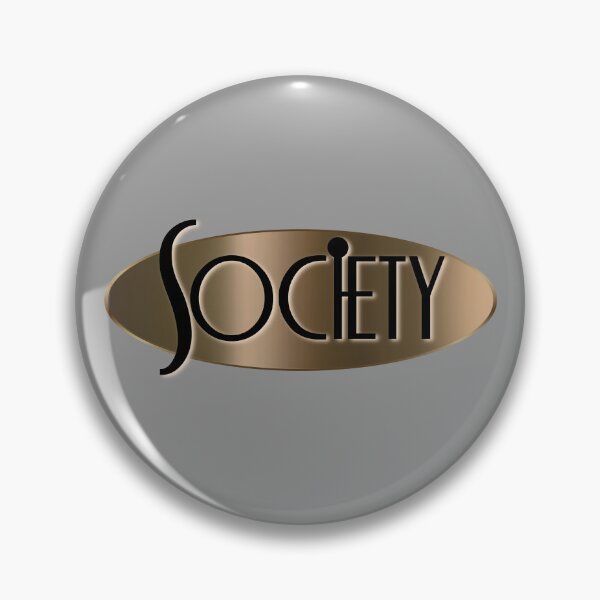 Item preview, GC “Society” Restaurant Sign (on Dk. Grey) designed and sold by PawsitiveMum3.