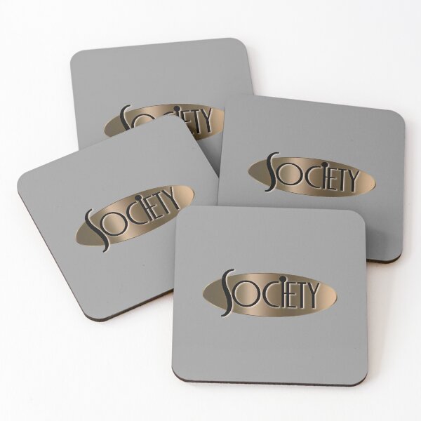 Item preview, GC “Society” Restaurant Sign (on Dk. Grey) designed and sold by PawsitiveMum3.