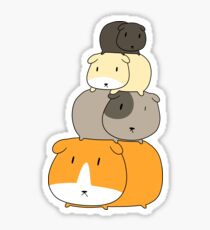 Guinea Pig Stack Sticker
