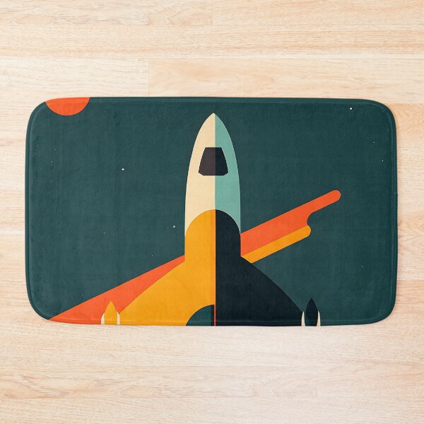 Item preview, Spaceship to Saturn Funny Space Fantastic Retro Minimalism designed and sold by AIWanderer.