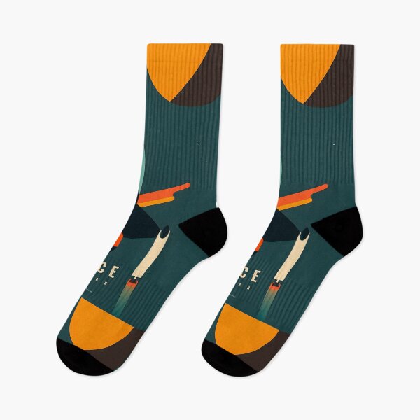 Item preview, Spaceship to Saturn Funny Space Fantastic Retro Minimalism designed and sold by AIWanderer.