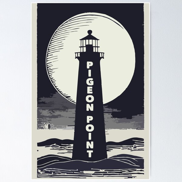 Item preview, Pigeon Point Lighthouse California Moon designed and sold by Esskay Designs.
