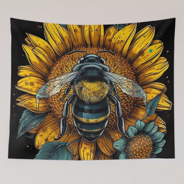 Item preview, Buzzing Sunflower designed and sold by tos42.