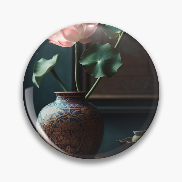 Artikelvorschau, Lotus Flowers in pot Wall Art, interior, Spiritual Wall Art, Zen, Spa - 14 entworfen und verkauft von jetaiart.