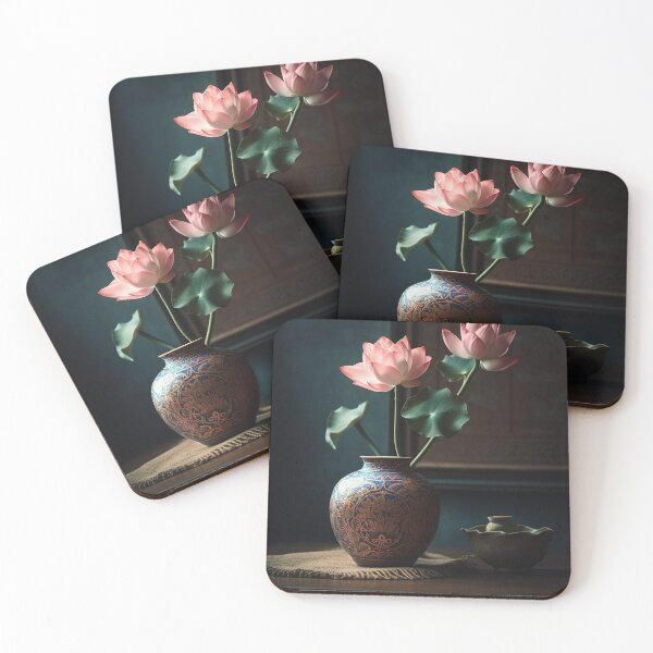 Aperçu de l'œuvre Lotus Flowers in pot Wall Art, interior, Spiritual Wall Art, Zen, Spa - 14 créée et vendue par jetaiart.