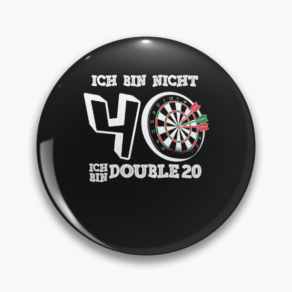 Item preview, 40th Birthday - Darts Doubles 20th designed and sold by ChrisFeil.
